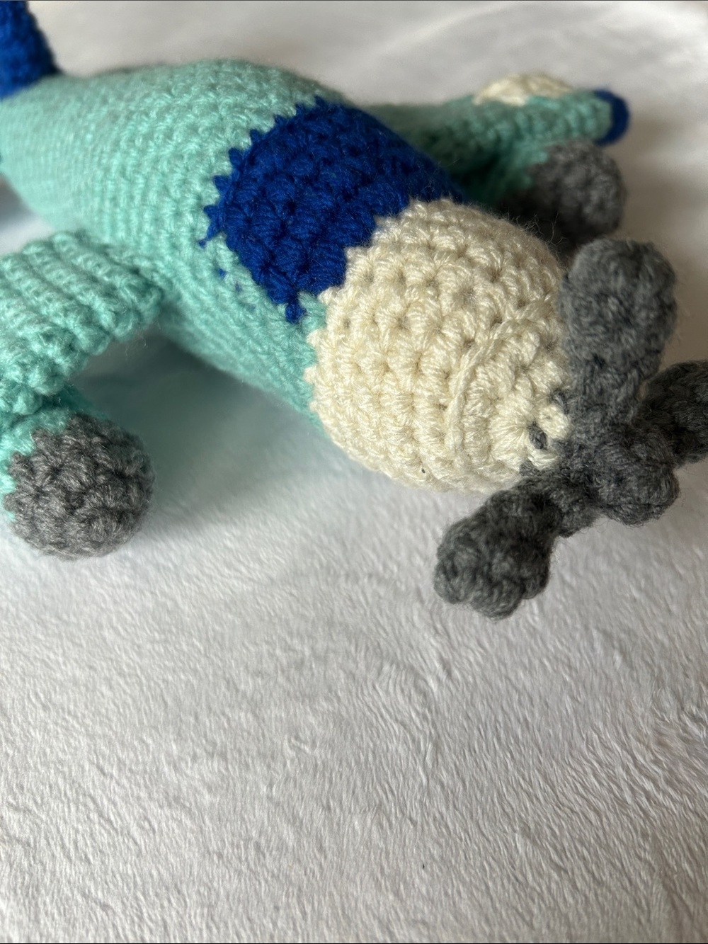 Crochet Airplane- handmade Display item - Picture 4 of 5